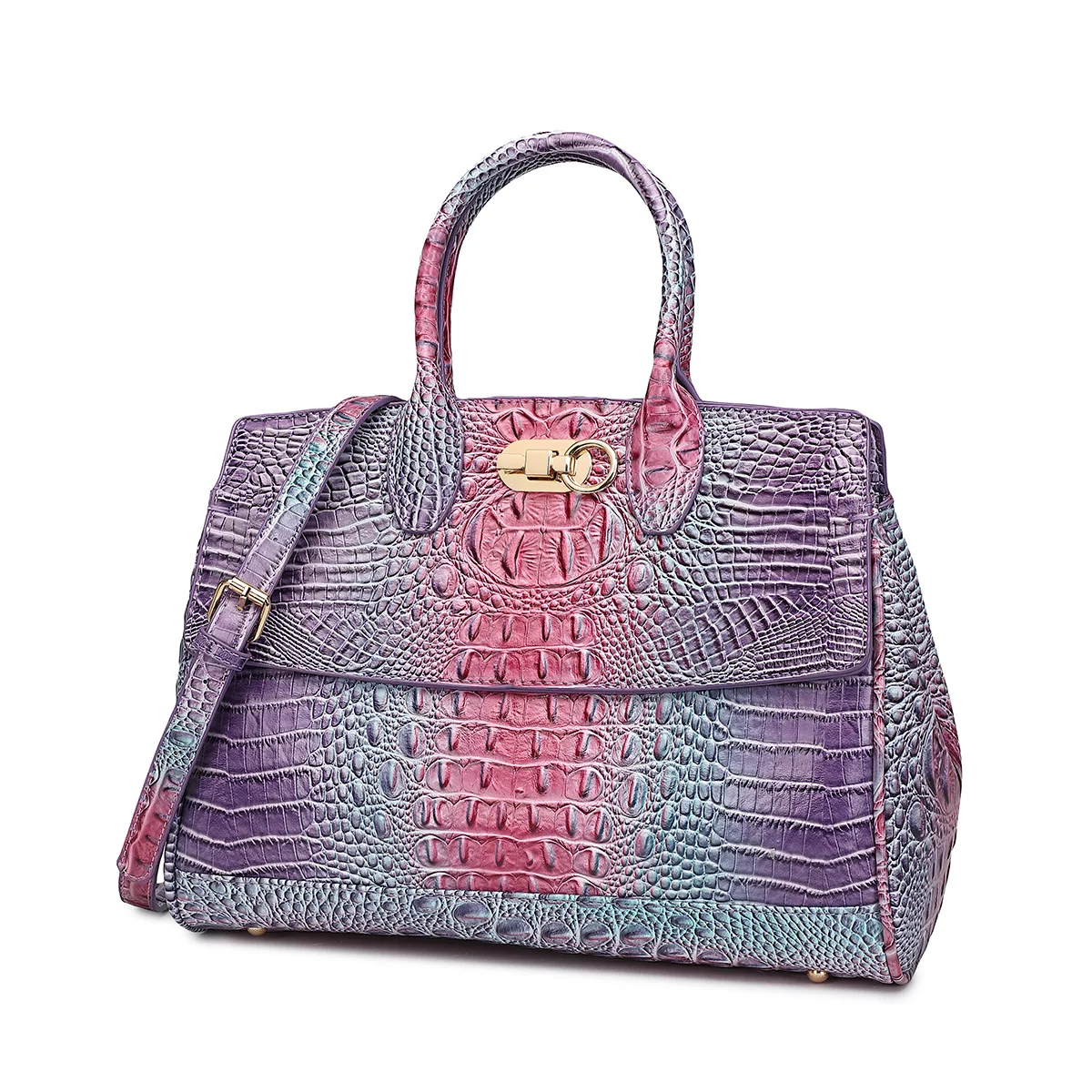 

New Crocodile Pattern Crossbody Bags for Women 2025 Fashion Designer Luxury Vintage Lady PU Leather Shoulder Handbag y2k itabag