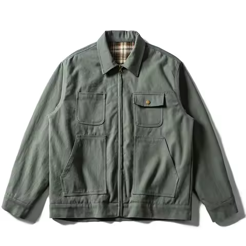 High Quality Cotton American Vintage Workwear Jackets for Men A2 Deck Jacket JUNGLE CROSS Coats Amekaji