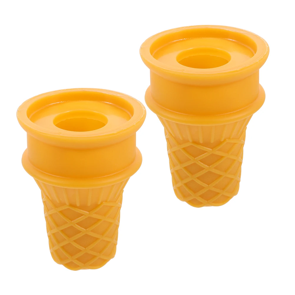 Accessoires de crème réalistes, Simulation de nourriture, Dessert, Texture réaliste, couleur vibrante, vitrine légère en Pvc, 2 pièces