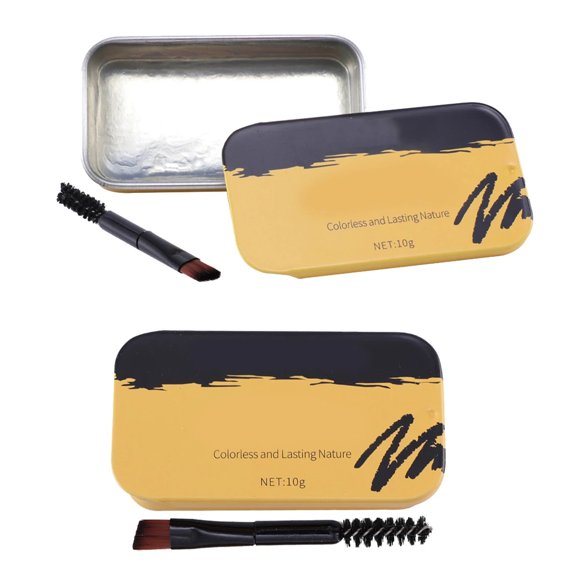 2 Stuks Waterdichte Wax Styling Gel Fixer Wenkbrauw Pommade Pigment Zeep Wenkbrauwen Zalf Shaper Trimmen Langdurige Duurzaam