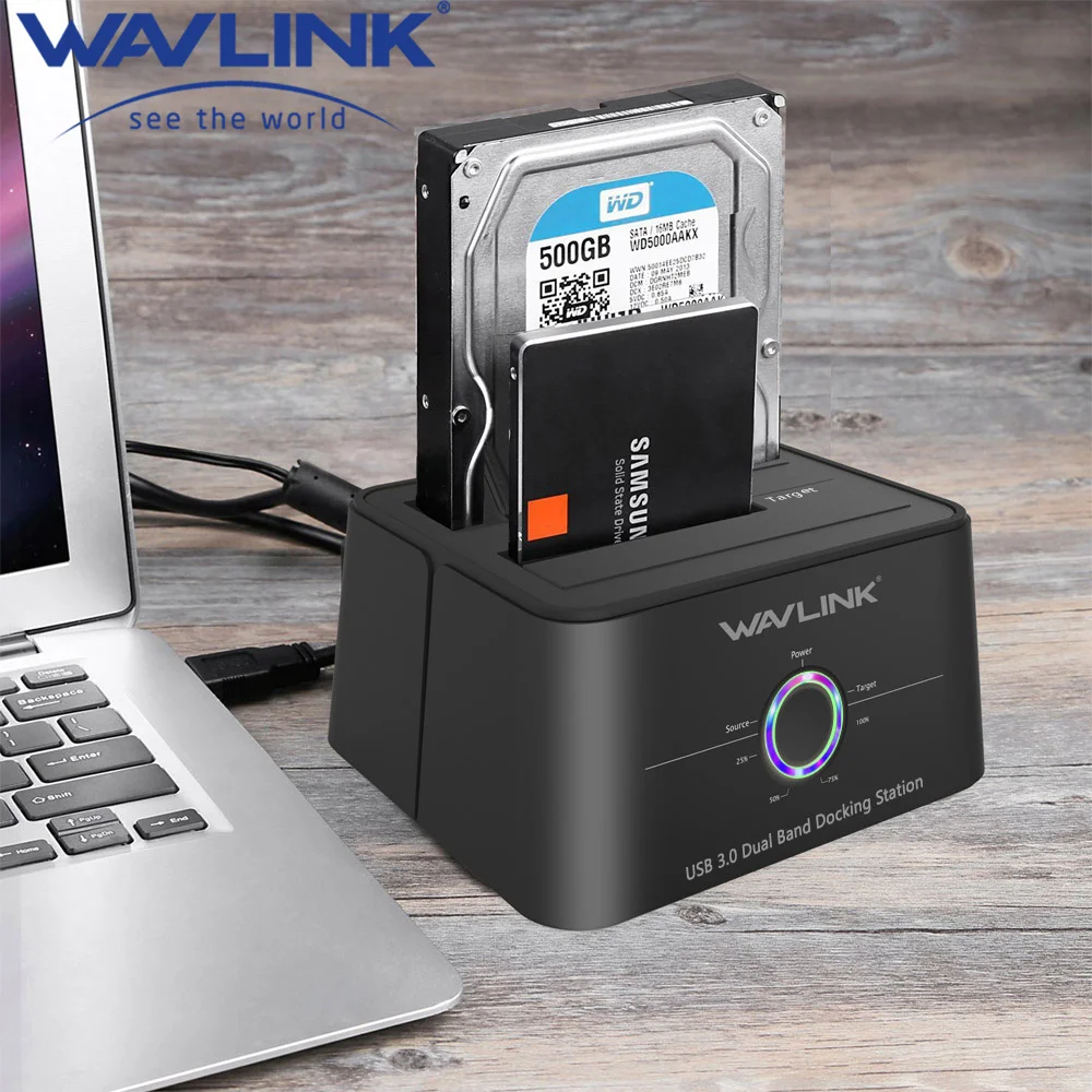 Docker Open Image: Enhancing Data Management with Wavlink’s Dual Bay SATA Docking Station