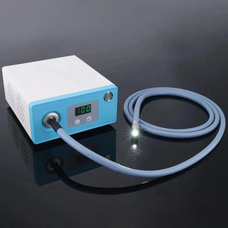 High Brightness 100W LED Endoscope Light Source, Surgical Grade for Laparoscopy & ENT Procedures