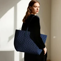 Bolso de mano clásico de gran capacidad para mujer, bolso de mano de un solo hombro para oficina, Otoño/Invierno