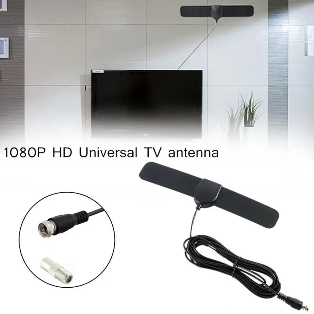 1080p Hdtv Digital Tv Antenna 980miles Range Dvb-t2 Indoor Signal Booster Amplifier 20DBI Usb Powered