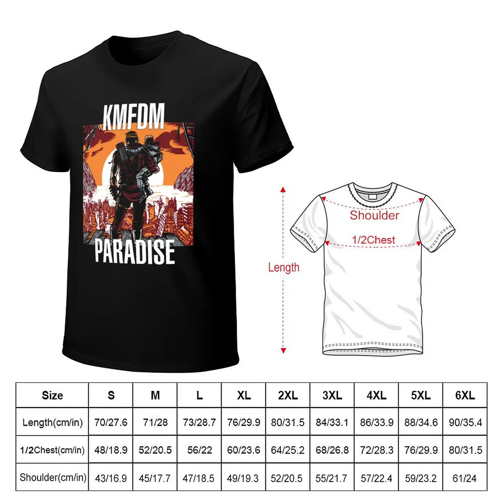 kmfdm off T-Shirt t shirt man luxury T-Shirt