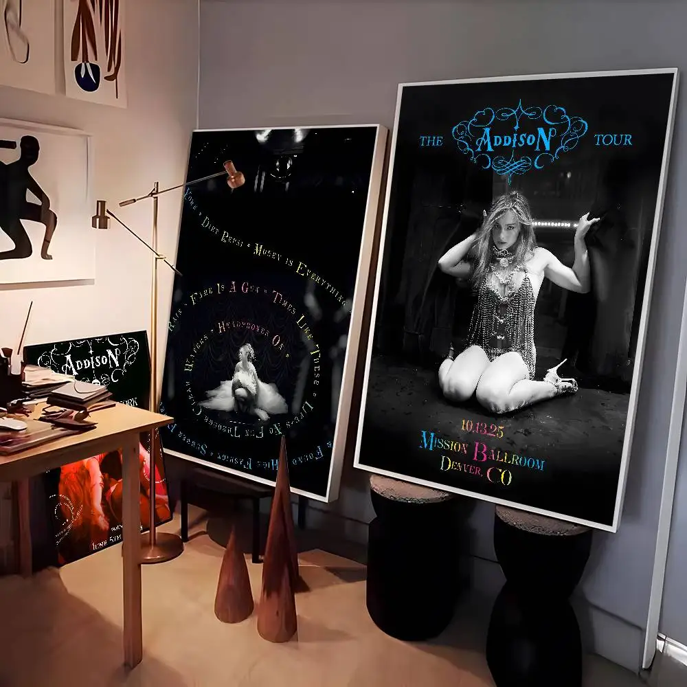 شعبية الموسيقى المغني أ-أديسون راي المشارك عالية الجودة النوم غرفة المعيشة الجمالية الجدار الديكور اللوحة ملصقات هدية #5