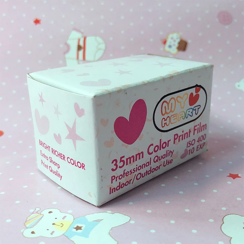 12pcs/Roll 35mm Color Print Film Universal 400-speed Photographic Camera Photo Paper Films 35mm Camera Accessories Retro Camera