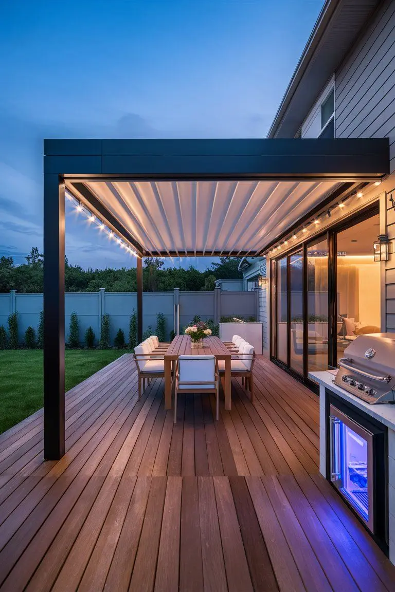 Рисунок 3 - Алюминиевая пергола для улицы