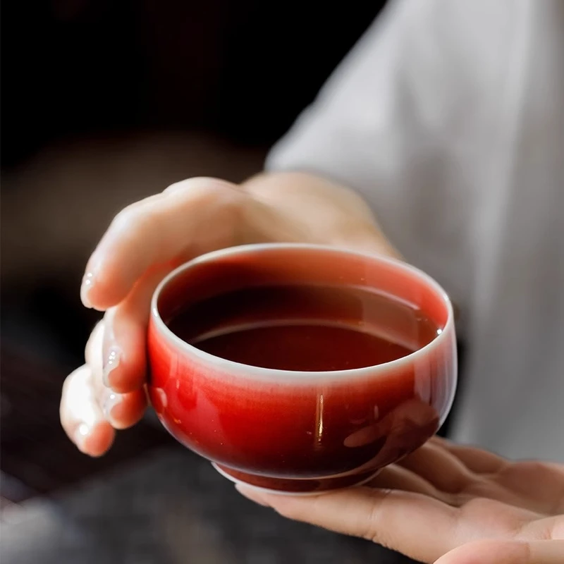 الصين اليدوى جينغدتشن السيراميك الفخار فنجان القهوة كوب القرطم غرفة الديكور اكسسوارات ديكور المنزل الحرف زخرفة المزهريات #4