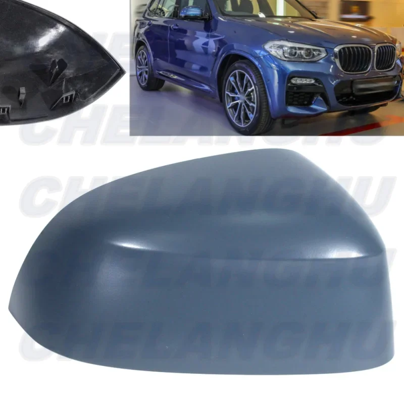 

For Bmw X3 G01 X4 G02 X5 G05 X6 G06 X7 G07 2019 2020 2021 Right Side Primed Mirror Cover Cap Housing 51168496624