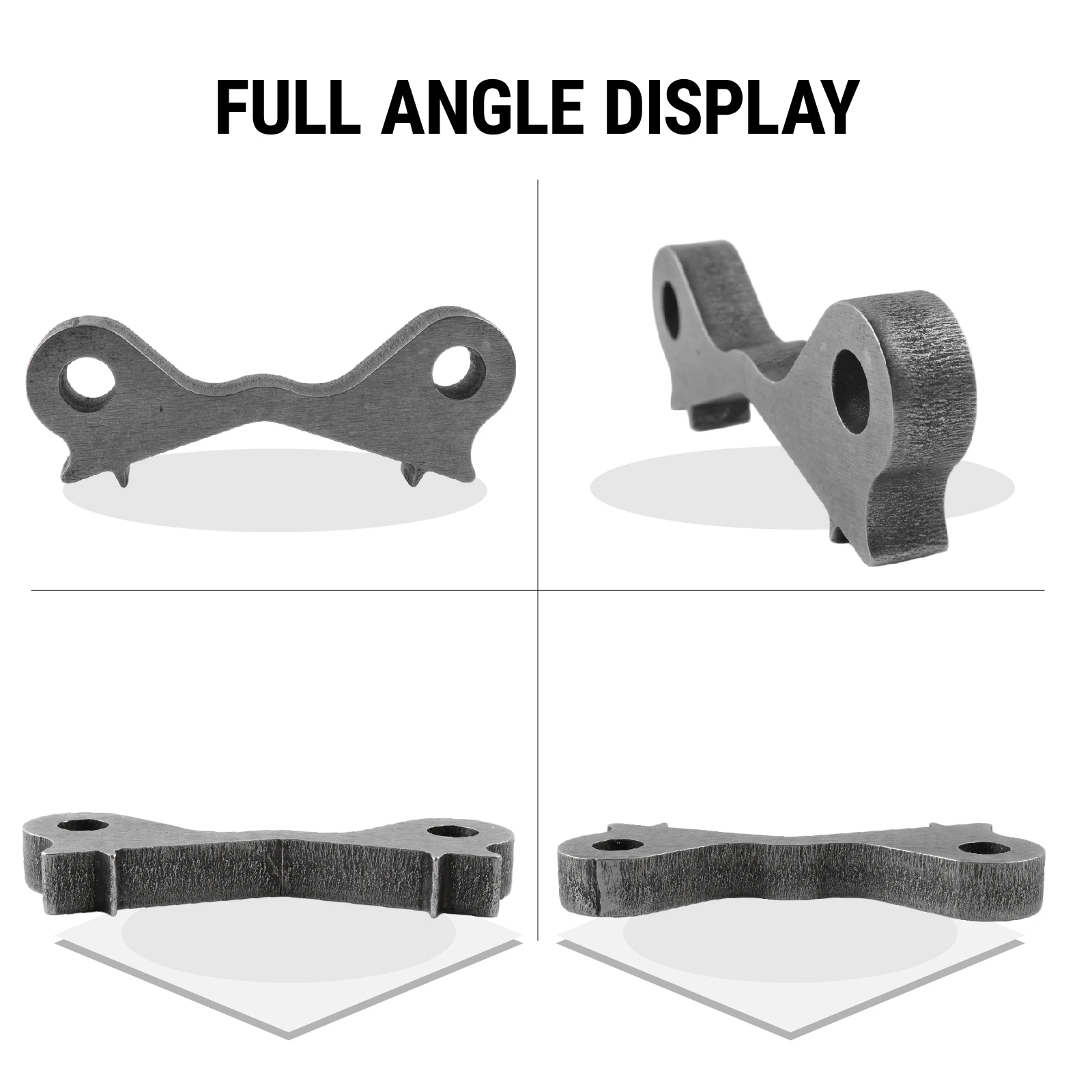 PIKBUK 2PCS Weld-on Drift Twin Brake Calipers Adapter For BMW E46 E36 323i 325i 328i 330i High-Strength Steel