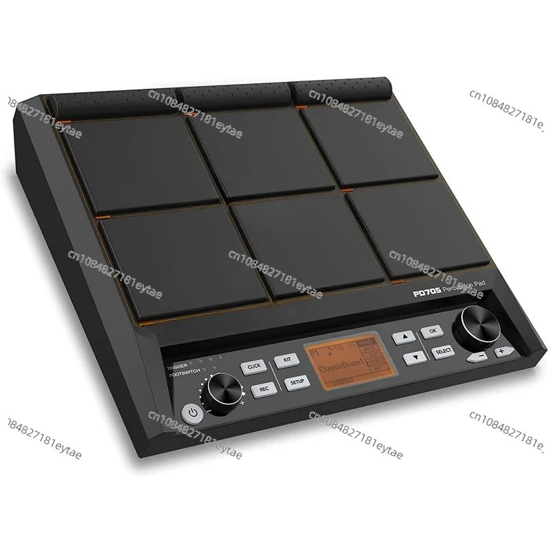 PD705 Percussion Pad 9-Sample Pad All-in-one Multipad Tabletop Electric Drum Set