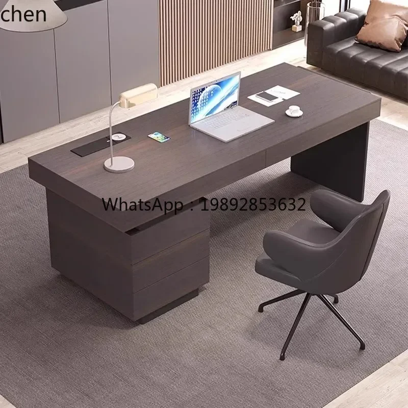 

7BGZnew minimalist office desk light luxury simple modern home desk advanced design computer desk