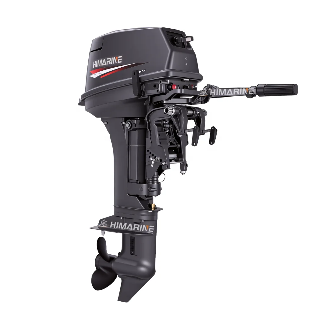 HIMARINE 2-Stroke 18HP Short Shaft Outboard Motor M18E2S, High Quality & Cost-Effective Boat Engine