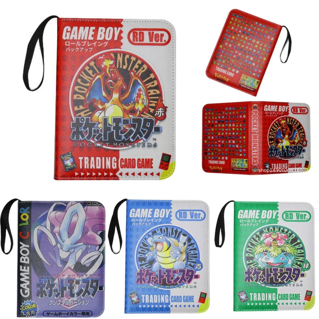 Pokemon GB Card Album Binder Gengar Charizard Blastoise Zipper Book 400/900 Large Capacity Pockets Cards Binders Storage Gift - view 2