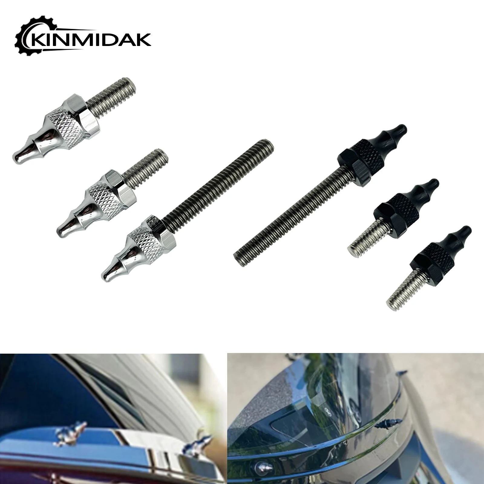 Motorcycle Windshield Bolt Fairing Bolts Spikes Screws Trim Kit For Harley Touring Electra Street Glide Tri Ultra Glide 2014-up