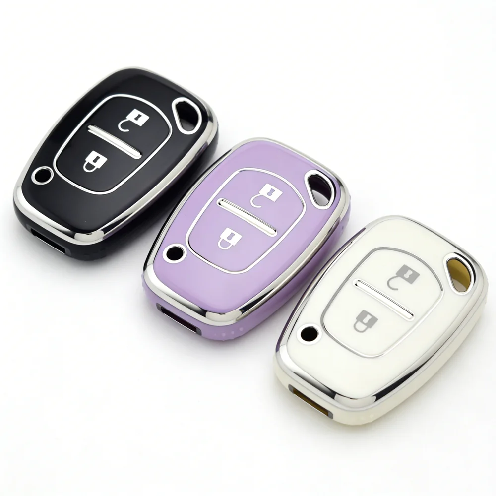 TPU Car Key Case Cover Shell Protector For Renault Kangoo Trafic Movano Vauxhall Opel Vivaro Car Key Chains Auto Accessories