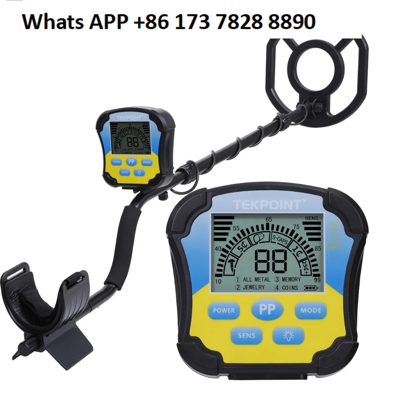 

MD8030 Underground Metal Detector 4 Mode Detector 10 Inch Waterproof Disk