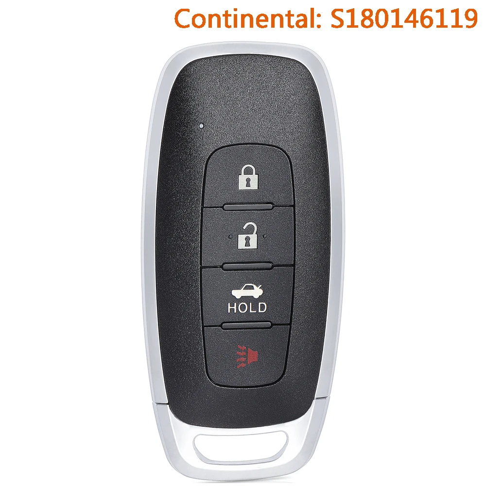 

Умный дистанционный ключ-брелок KEYECU S180146119 для Nissan Versa 2022, Sentra 2023, 2024, 2025 (KR5TXPZ1, 285E3-6LY1A, 433.92 МГц)