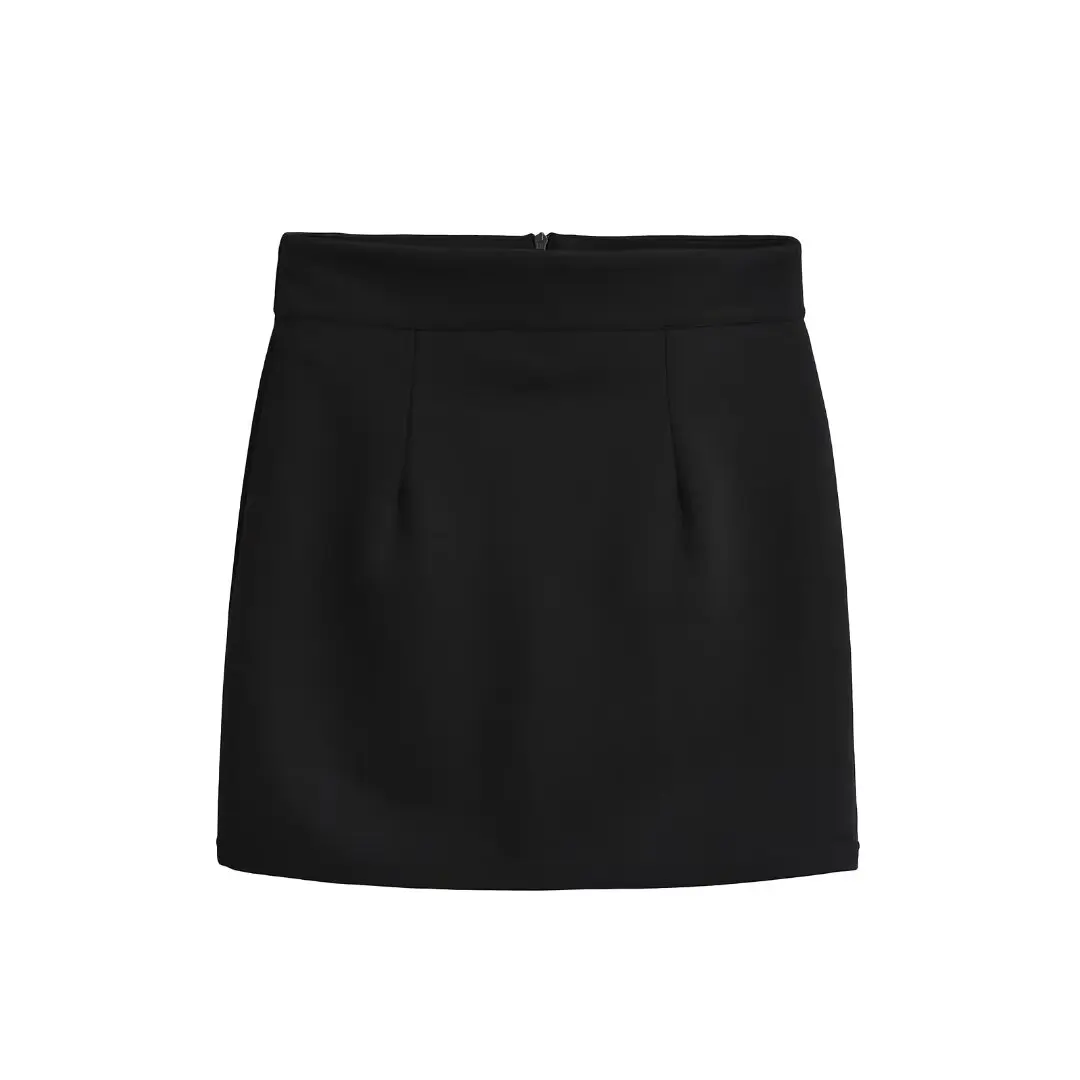 تنورة Ele مصممة على شكل حرف A للنساء للتنقل بخصر عالٍ وتنورة ضيقة مناسبة للصيف وصلت حديثًا #4