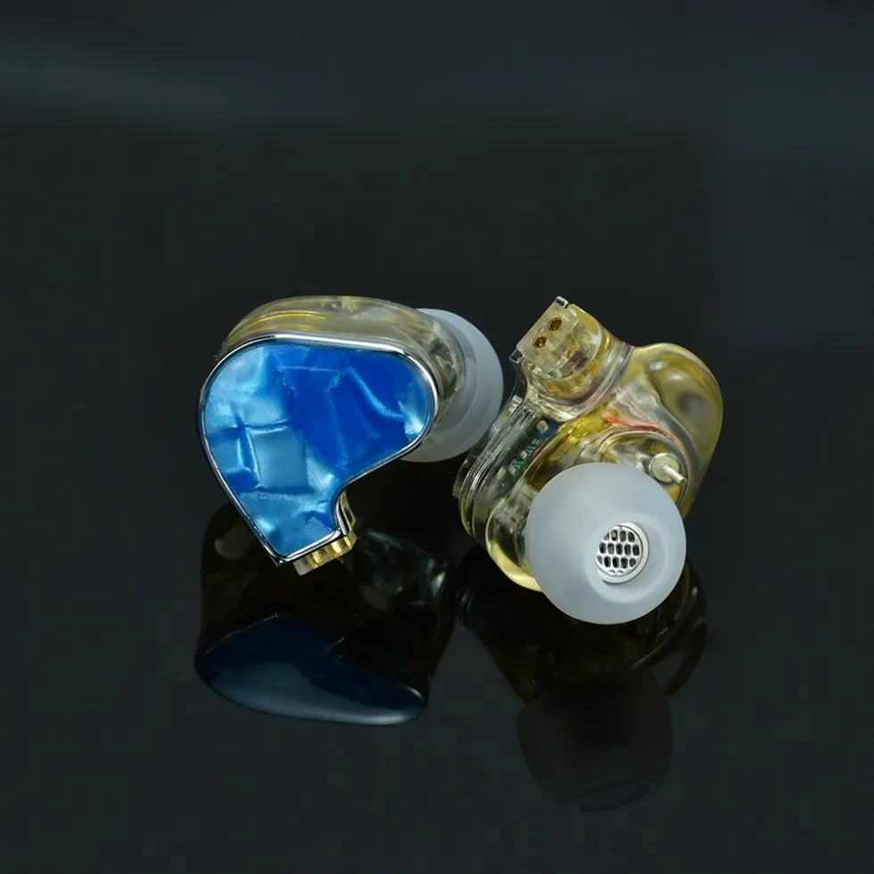 HIFI in-ear wired dynamic coil moving iron earphones, audiophile grade replaceable earplugs 0.78 double pin monitor return ear