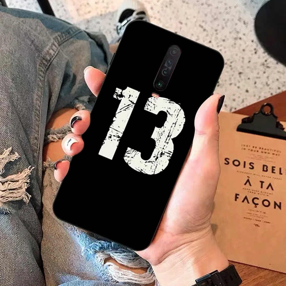 lucky number 13 Phone Case For Redmi 5 6 7 8 9 10 plus pro 6 7 8 9 A GO K20 K30 K40 pro plus F3 Fundas image 6