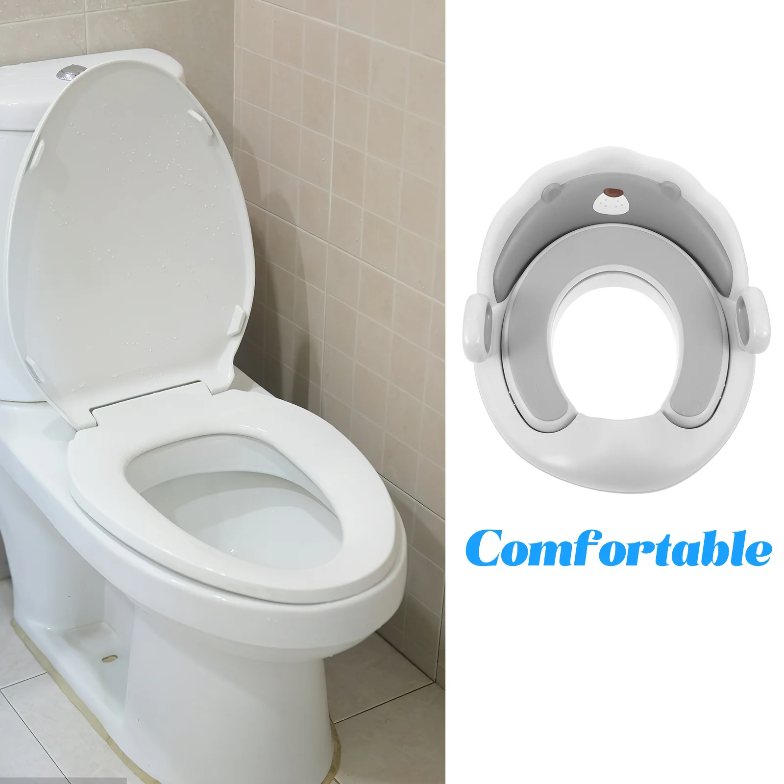 

Детское сиденье для горшка, простой практичный стиль, хороший декоративный эффект, гигиенический детский туалет, кольцо для горшка