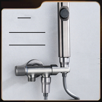 Gun Gray Toilet Spray Gun Faucet Toilet Washer Women's Washer Toilet Flushing Gun High-pressure Booster