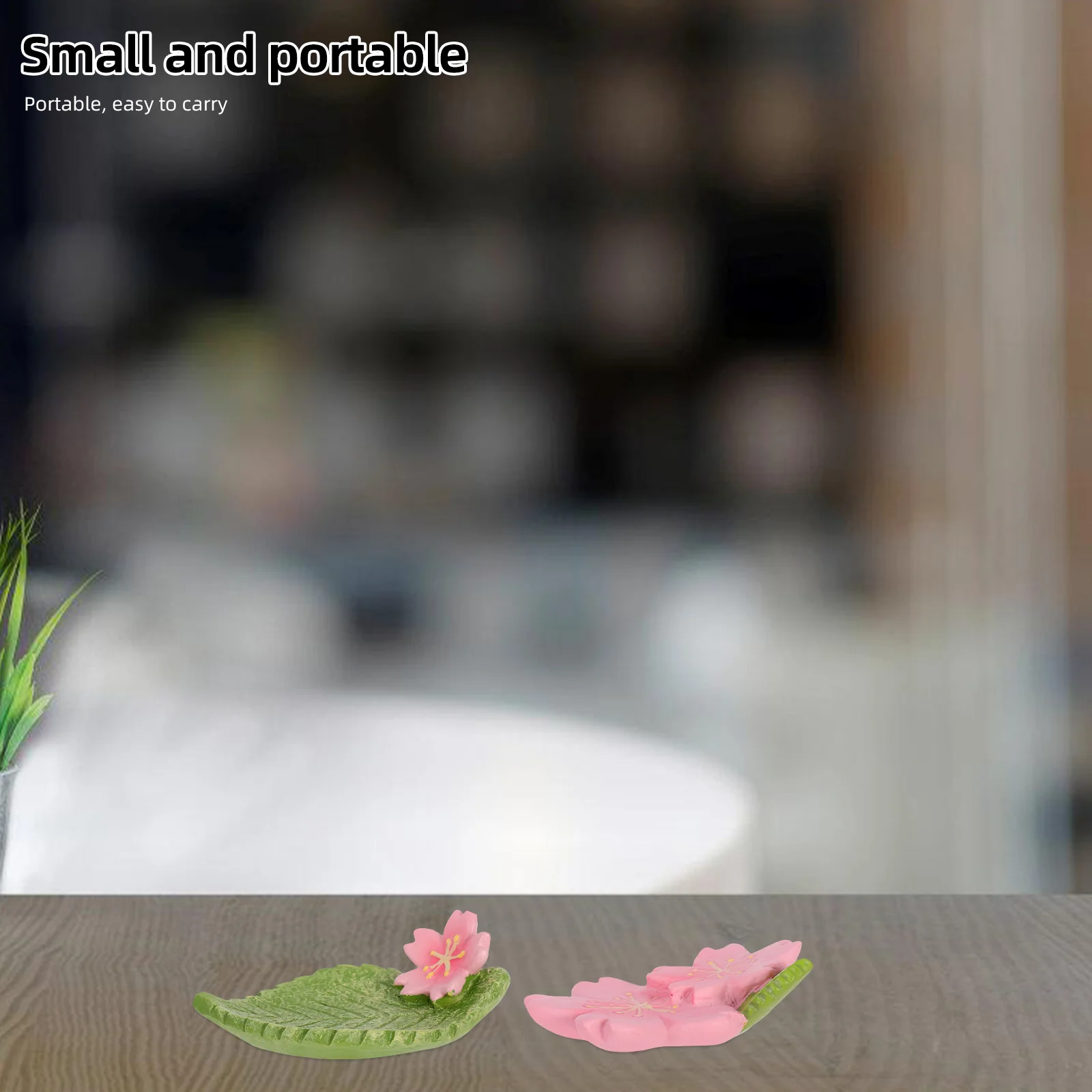 2 поделки с цветами сакуры из смолы, ручная работа, для украшения дома