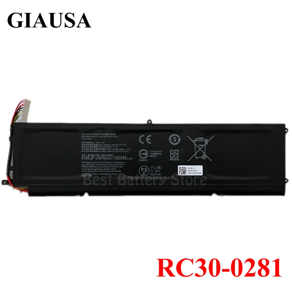 RC30-0281 Laptop Battery For Razer Blade Stealth 13 2018 2019 Max-Q RZ09-03102E52-R3U1 RZ09-02812E71 RZ09-0281