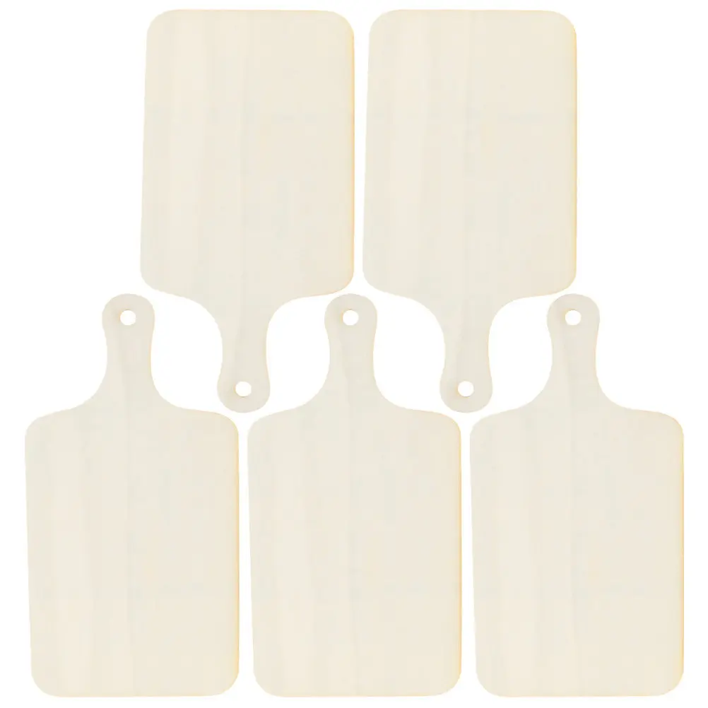 5Pcs DIY Wood Tray Mini Bread Board Smooth Finished Surface Multi-Use Wooden Chopping Board for Serving Cutting Decoration — купить у AliExpress WW