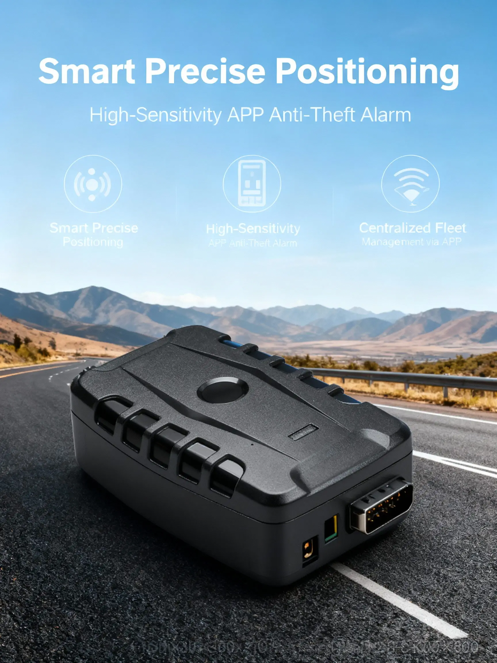 

Smart Tracking Device Ultra long standby car GPS tracker 2W mAh package anti-theft device installation vehicle locator