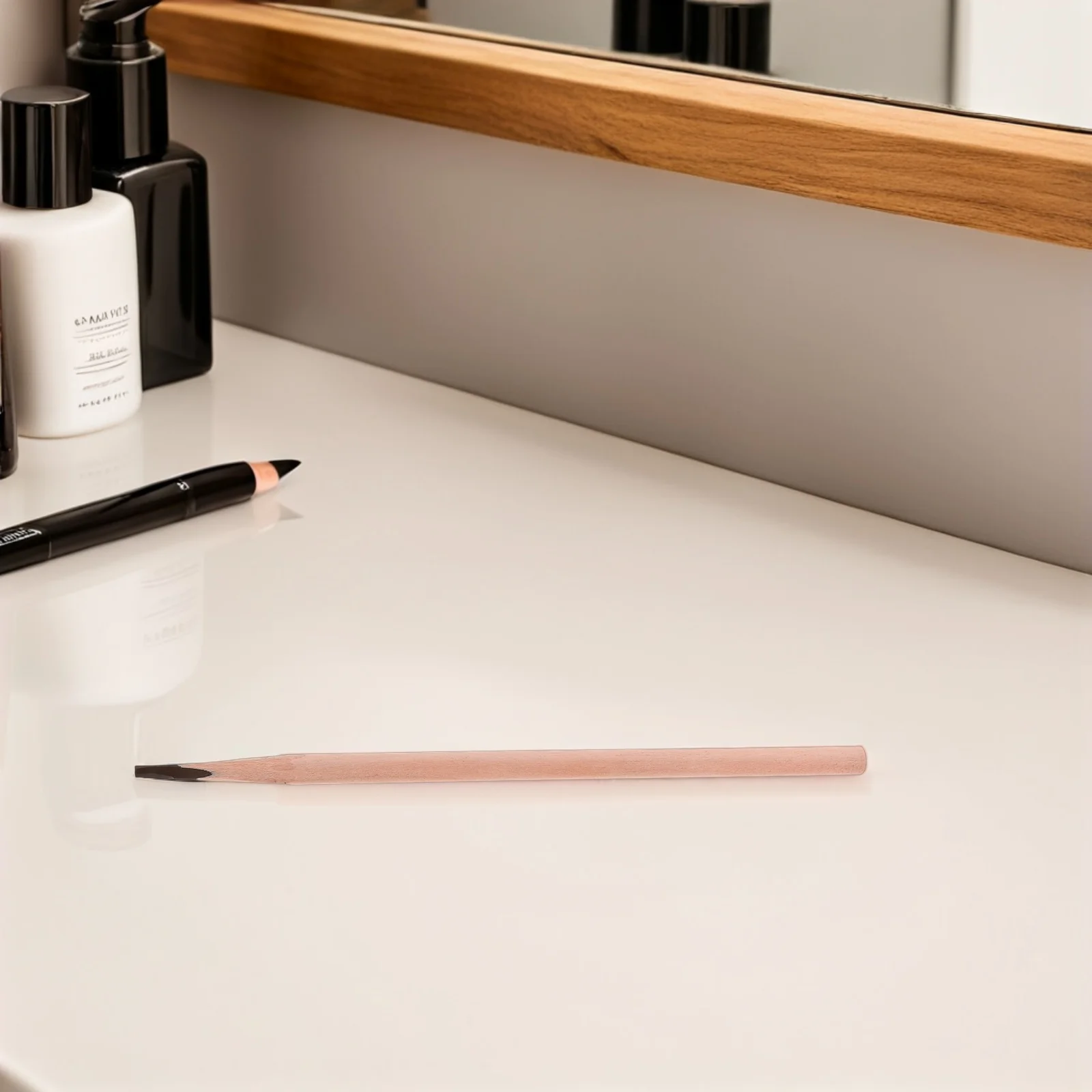 

3pcs Waterproof Brow Pencil Wooden Eyebrow Pen Natural Wild Look Smudge Proof Sweat Resistant For Outdoor Activities