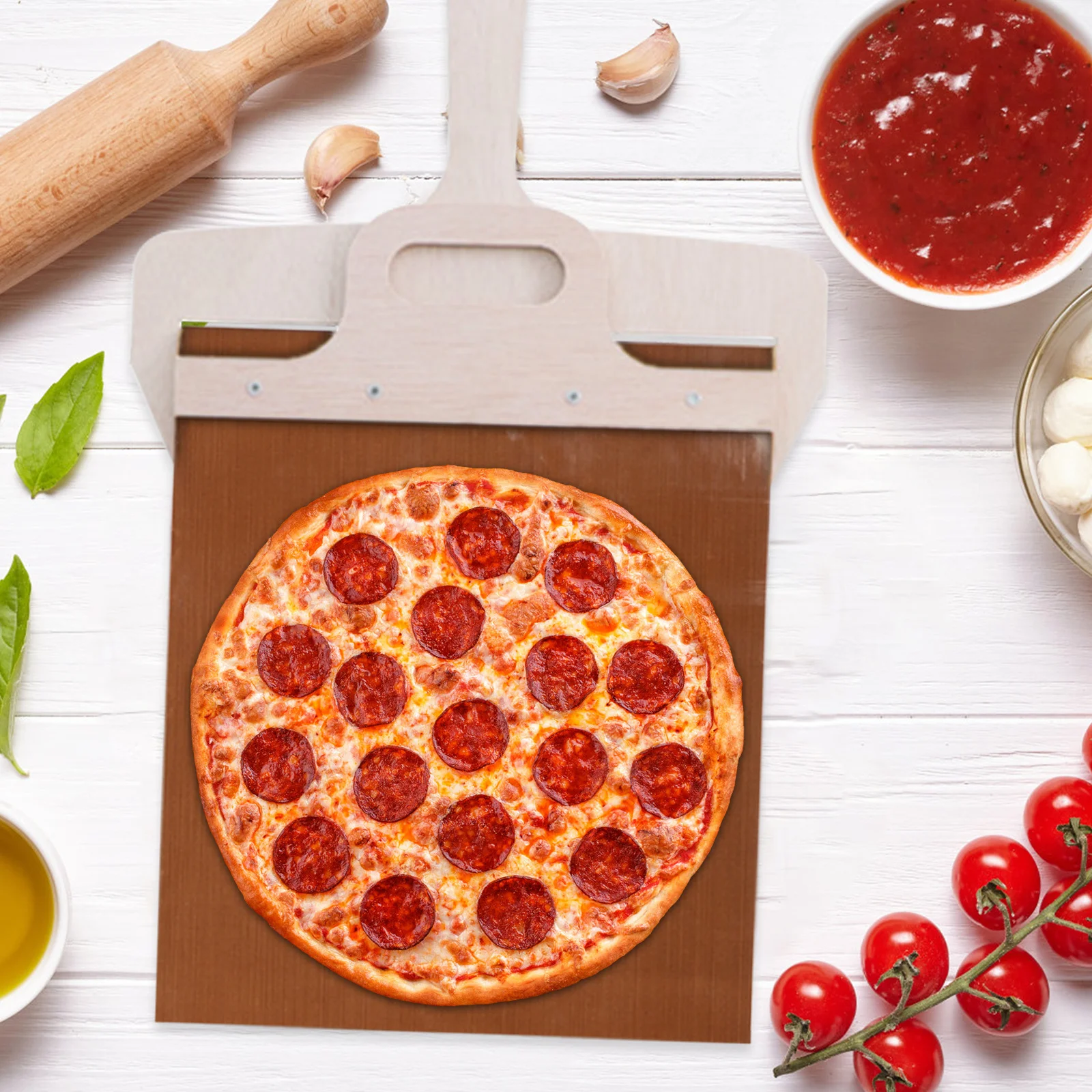 

Nonstick Heat Resistant Pizza Mat Oven Protector Reusable Baking Sheet Liner Gas Oven Bottom Protector Air Fryer Mat