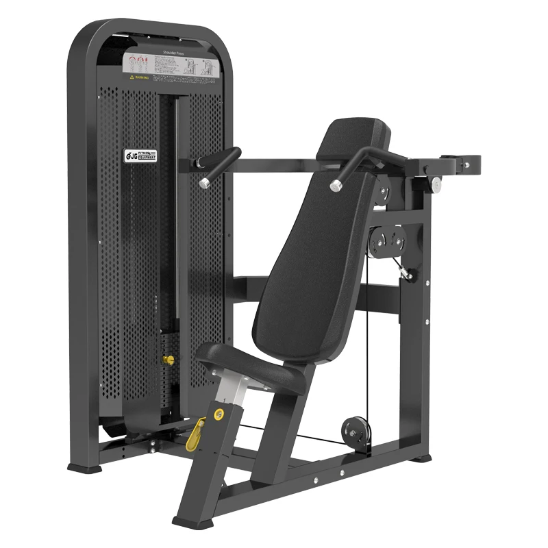 Commercial Factory-Sourced Strength Training Equipment Adjustable Shoulder Press Fitness Facility Made of Steel