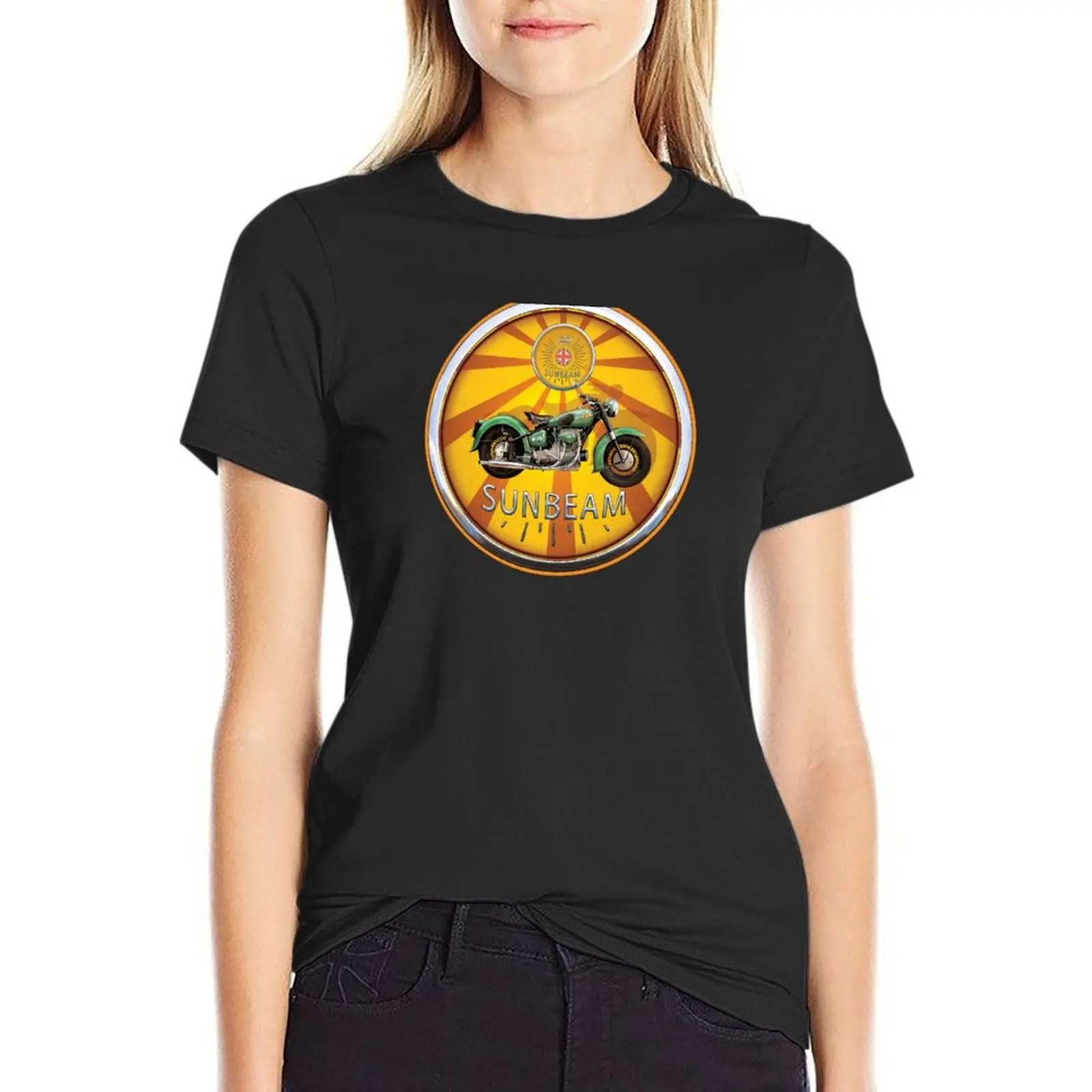 

Sunbeam Motorcycles England T-Shirt summer clothes hippie clothes summer tops tops tops Women