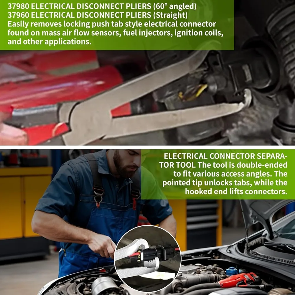 

Клещи для зажимов AT43: для маслопроводов, автомобильных проводов, электрических разъемов