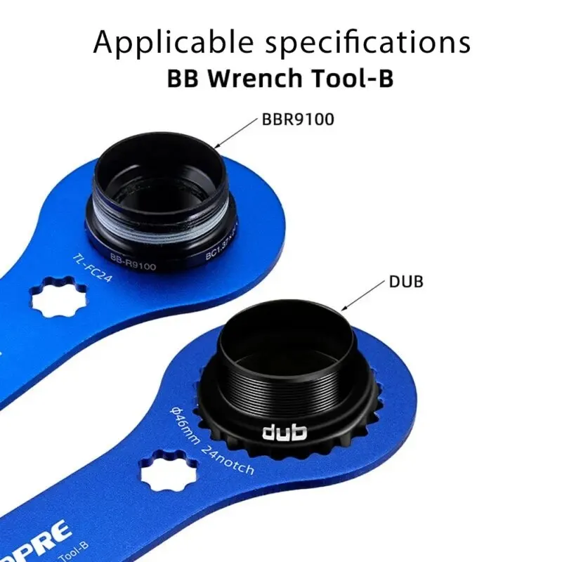 TOOPRE Multi FunctionTool Bracket Wrench Repair Tool 44mm 46mm 16 24 for BBR60 MT800 MT9100 XDR DA TL-FC25 BB Caliber Cycling