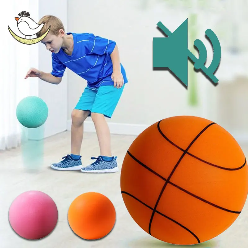 1pcs 15/18cm großer stummer Ball Geräusch reduzierung Ball Schwamm weicher elastischer Ball Outdoor Indoor Sportspiel Kinderspiel zeug für Entwicklungs spiel