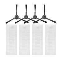 FSLH Filter Side Brush Replacement Parts Kits For Qihoo 360 S10 X100 MAX Robotic Vacuum Cleaner