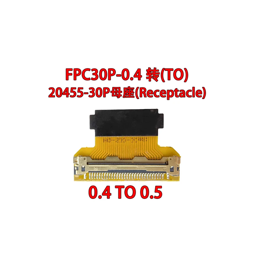 

NEW LED Screen EDP FPC30P-0.4 to 20455-30P receptacle Connector For Laptop Computer