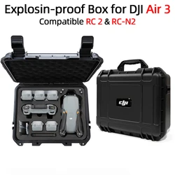 For DJI Air 3 Boxs Handheld Explosin-proof Box For DJI Air 3 Storage Box Accessory Organizer