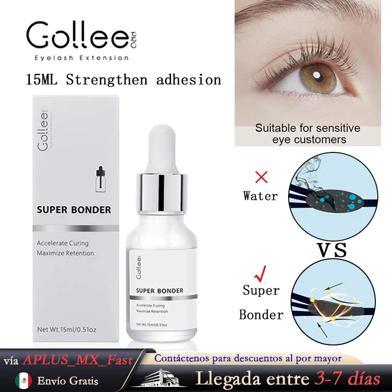 Gollee Super Bonder after Extension Lashes for all Eyelash Extension Glue Super Bonder Fixing Agent Help adhesive for Eyelashes