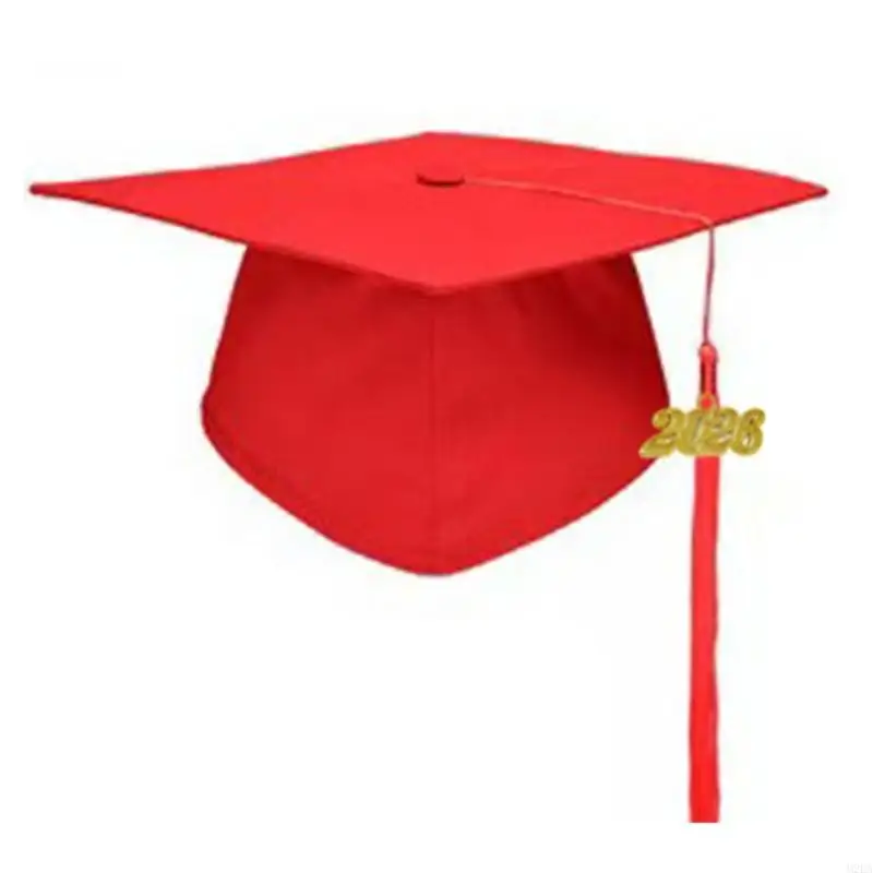 2026 New Classical Graduation Mortarboard for 2026 Ceremonies Comfortable Cloth Fabric