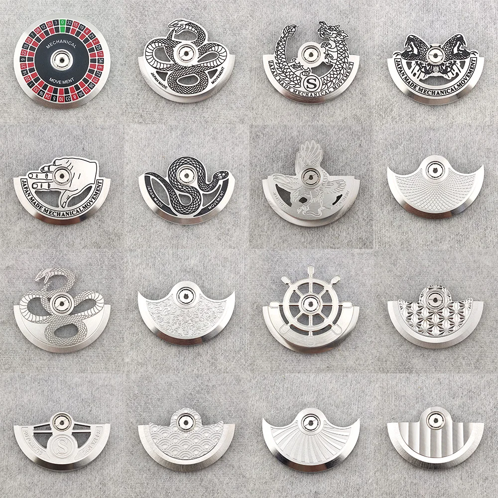 138 Styles NH35 Oscillating Weight Rotors High Quality Metal Rotors Compatible For NH35 NH36 NH38 4R Movement Replacement Parts