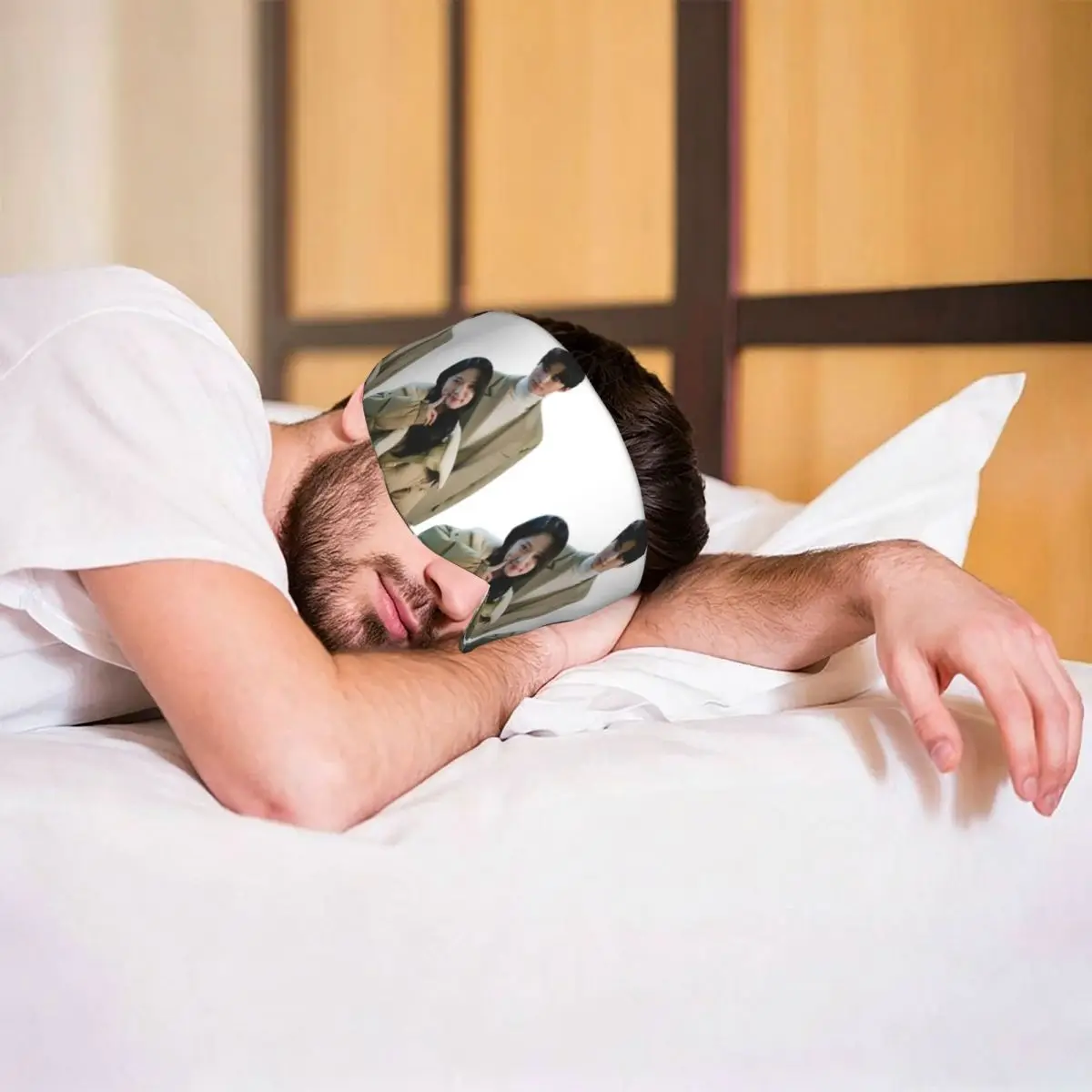 Lovely Runner Kdrama Fanart sleep eye mask Light Blocking Portable Eye Cover for Girls Boys Home Sleeping Eyeshade eyepatch view 6