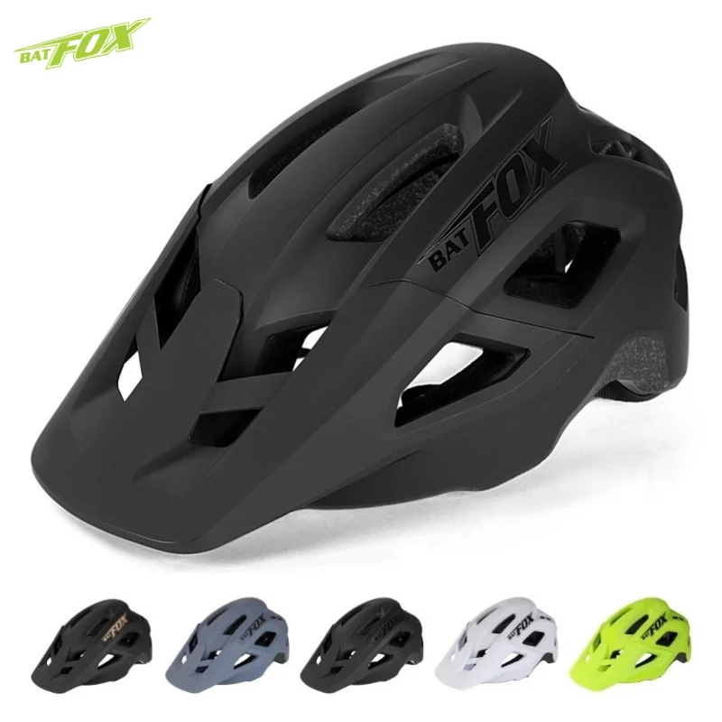 

BATFOX Mtb Helmet Cycling Bicycle helmet Integrally-molded capacete fox casco bicicleta mtb Mountain Bike accessories