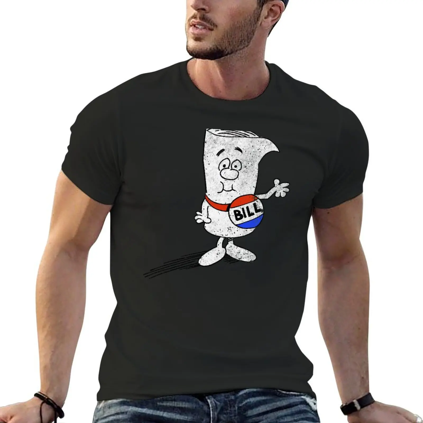 

I’m Just a Bill - distressed T-Shirt Blouse kawaii clothes funnys cotton graphic tees mens t shirt graphic