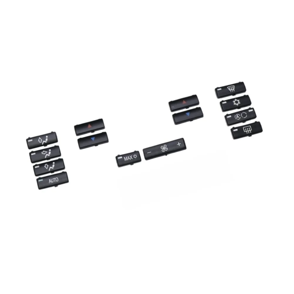 Replacement Climate Control Buttons for BMW E39 Sedan Wagon and X5 E53 SUV Designed for Direct Fit and Functional Accuracy