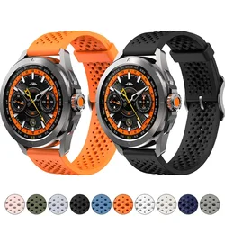 22mm Silicone Strap for Huawei GT4 46mm GT3 4Pro Breathe Bracelet for Xiaomi Watch S4 Sport Wristband for Samsung Gear S3 Band